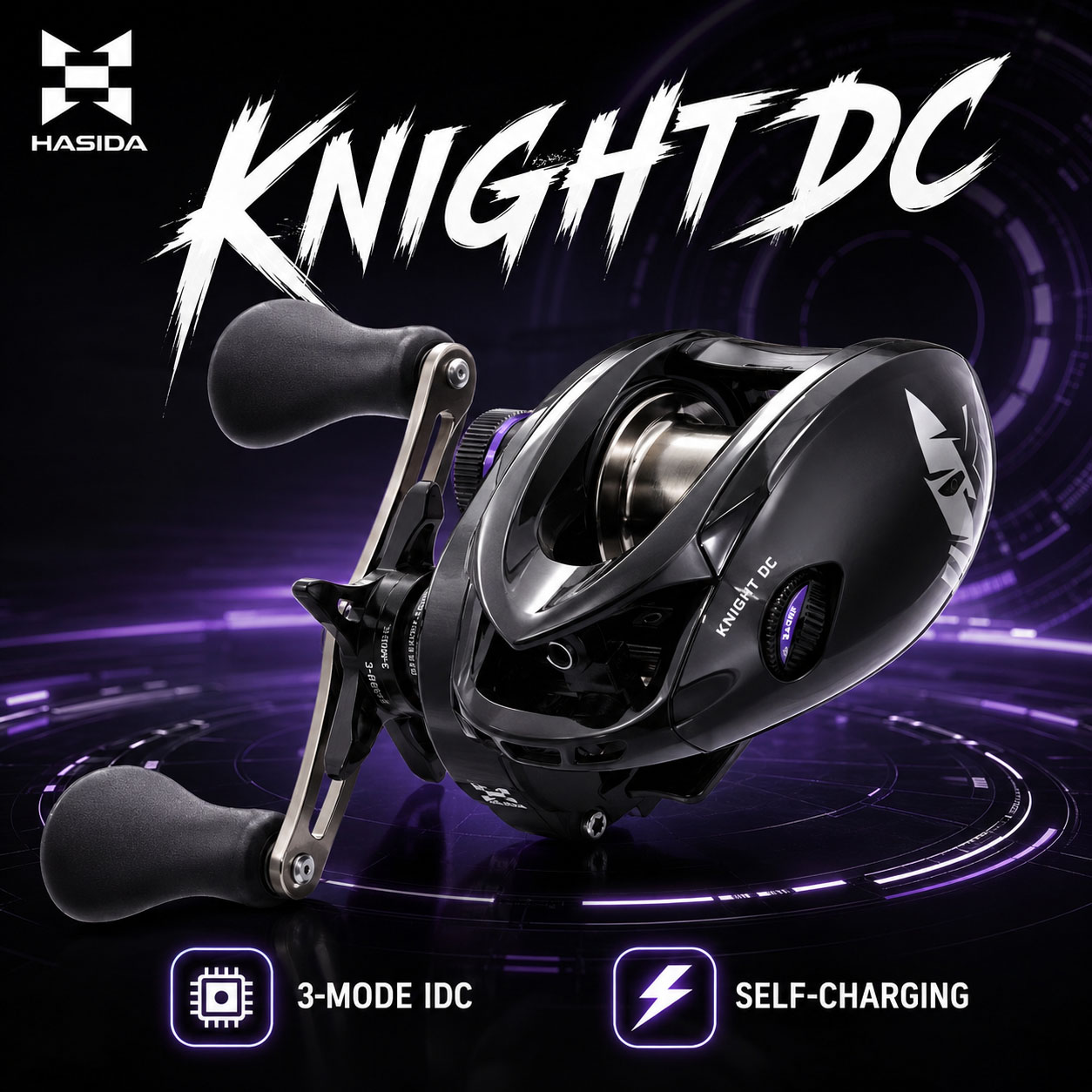 Kastking Reel Zephyr - Катушка для бейткастинга HASIDA Knight DC,