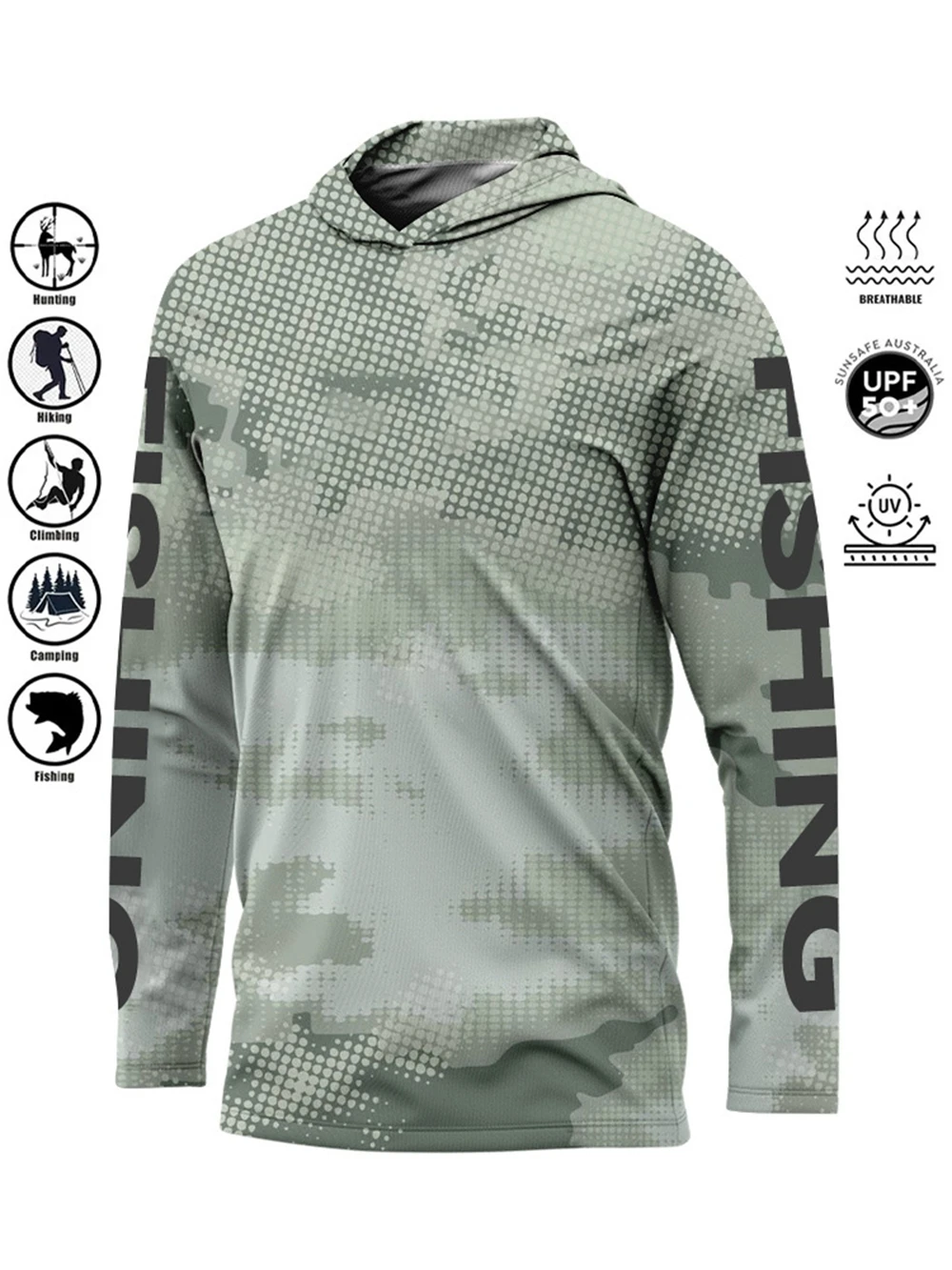 Fishing Shirt Uv Protection - Рыболовная рубашка MALFC Hood, мужская одежда