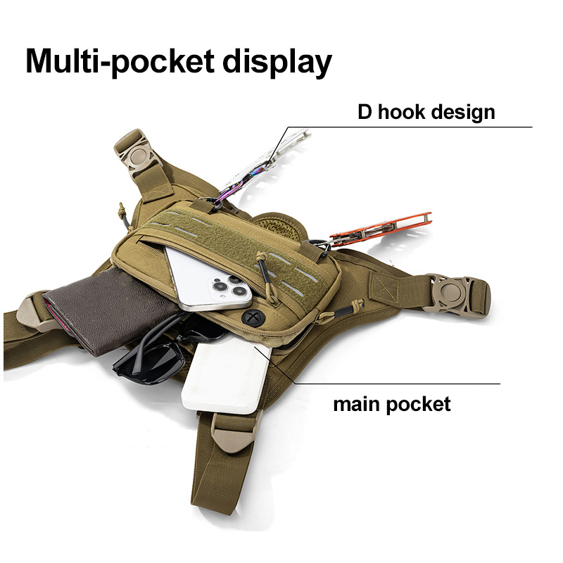 Тактическая нагрудная сумка-жи – обзор и цена Fishing Backpack