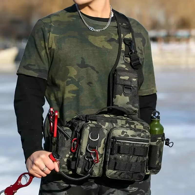Тактическая поясная сумка для  – обзор и цена Fishing Backpack