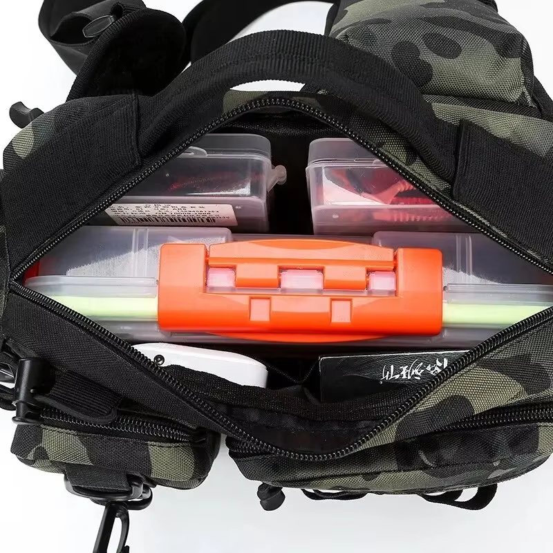 Тактическая поясная сумка для  – обзор и цена Fishing Backpack