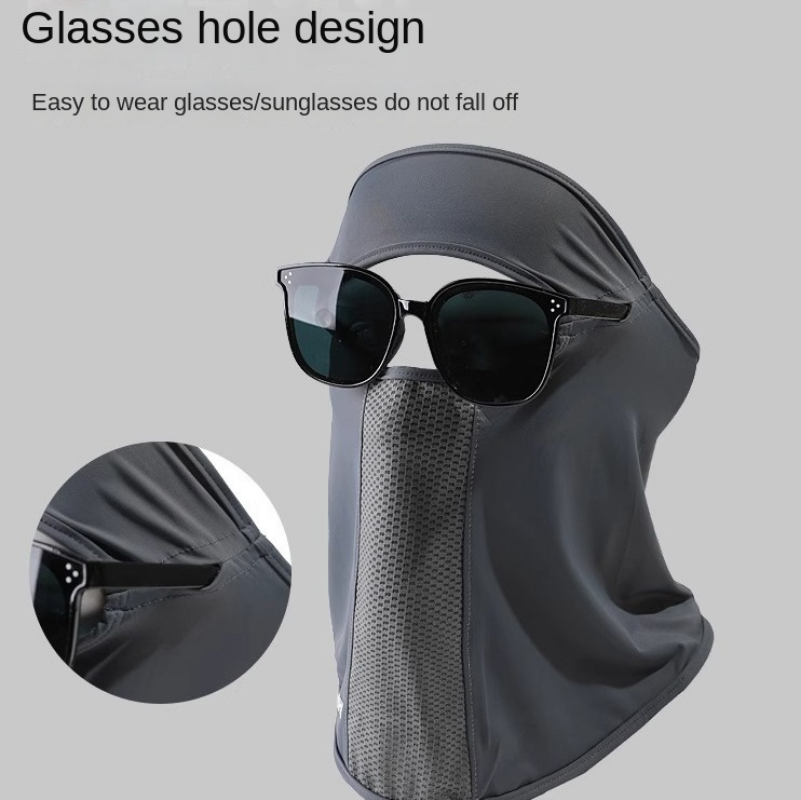 Летняя маска из ледяного шелка – обзор и цена Fishing Mask Sun Protection